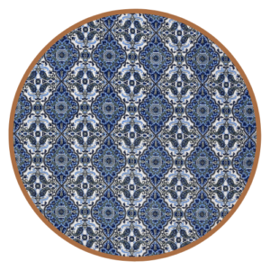 Navy & Cobalt Blue Lattice