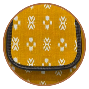 Yellow White Ikat